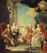 MEYTENS, Martin van The Imperial Family of Austria painting